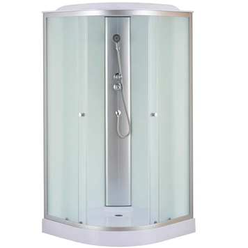 Бокс душевой без гидромассажа Mixxus STRONG SB02-90x90x215-FB SATIN с низким поддоном (MI6886) MI6886 фото