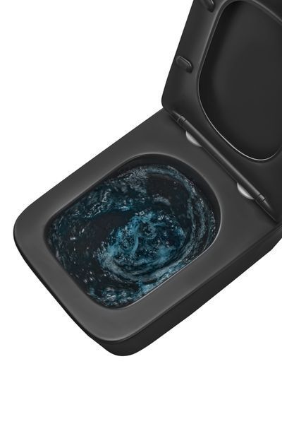 Унитаз подвесной Mixxus Premium QUADRO-0301-T3 BLACK 490х340х360mm, система смыва TORNADO 3.0 (MP6587) MP6587 фото