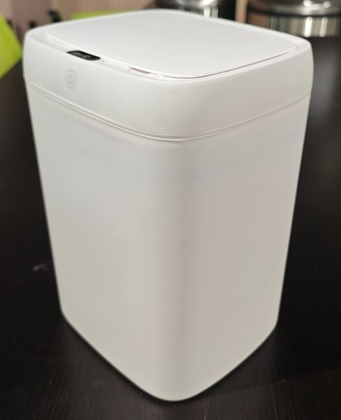 Відро для сміття сенсорне прямокутне Mixxus Wave-TC0314 White 14 л (колір білий) (MI8404) MI8404 фото