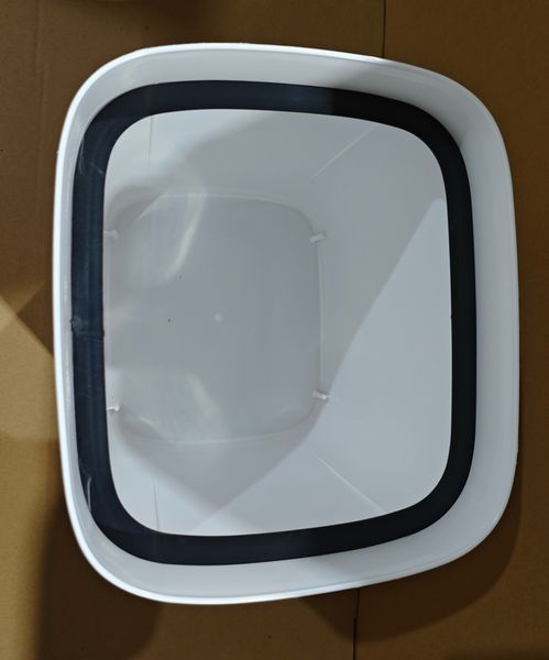 Відро для сміття сенсорне прямокутне Mixxus Wave-TC0314 White 14 л (колір білий) (MI8404) MI8404 фото