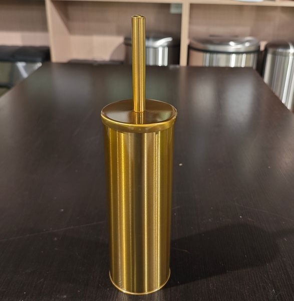 Ершик для унитаза напольный Mixxus Ellipse-TB0202 Brushed Gold (цвет матовое золото) (MI8401) MI8401 фото