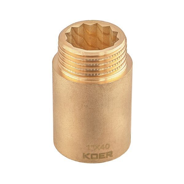 Подовжувач Koer KF.E10-40.WN - 1"-40мм без нікелю (KR5673) KR5673 фото