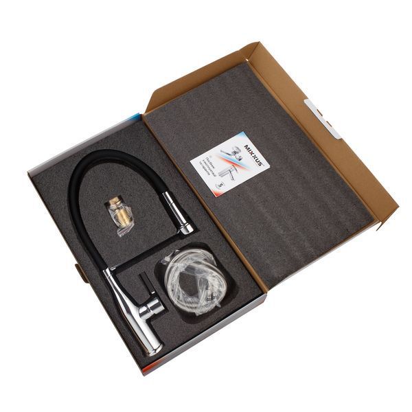 Смеситель для кухни Mixxus Premium Summer 017 REFL.BLACK (MI6960) MI6960 фото