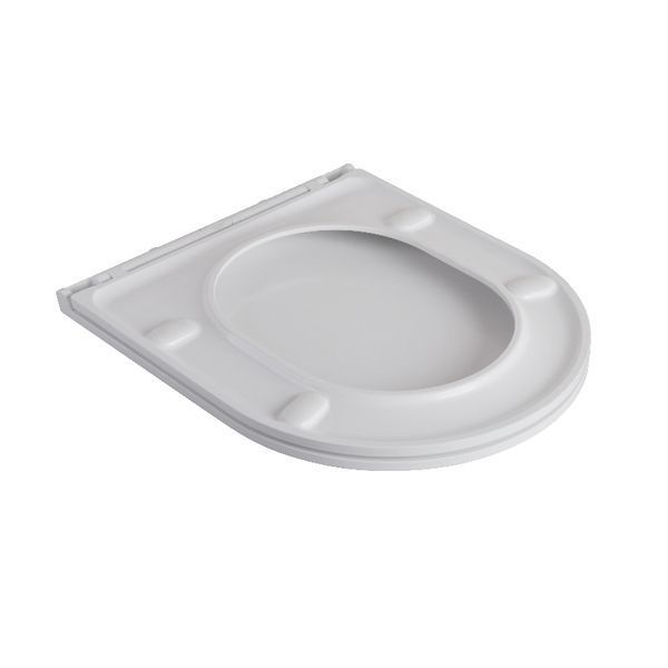 Сидение-крышка для унитаза Mixxus Seat Cover Ellipse-Bevel-2002 430х360х30mm дюропластовое быстросьемное с микролифтом (MI8427) MI8427 фото