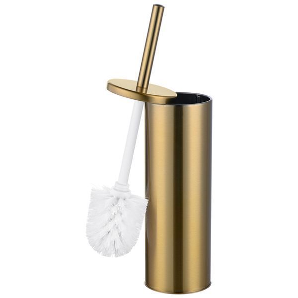 Ершик для унитаза напольный Mixxus Ellipse-TB0202 Brushed Gold (цвет матовое золото) (MI8401) MI8401 фото