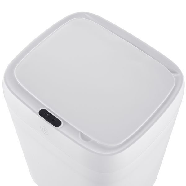 Відро для сміття сенсорне прямокутне Mixxus Wave-TC0314 White 14 л (колір білий) (MI8404) MI8404 фото