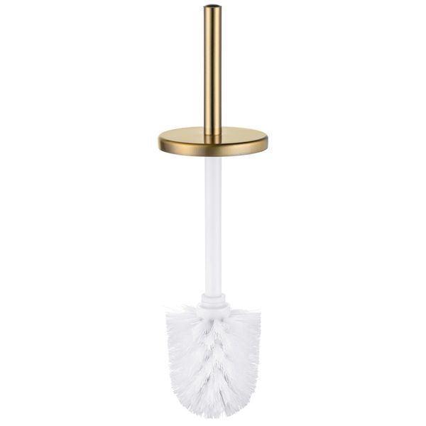 Ершик для унитаза напольный Mixxus Ellipse-TB0202 Brushed Gold (цвет матовое золото) (MI8401) MI8401 фото