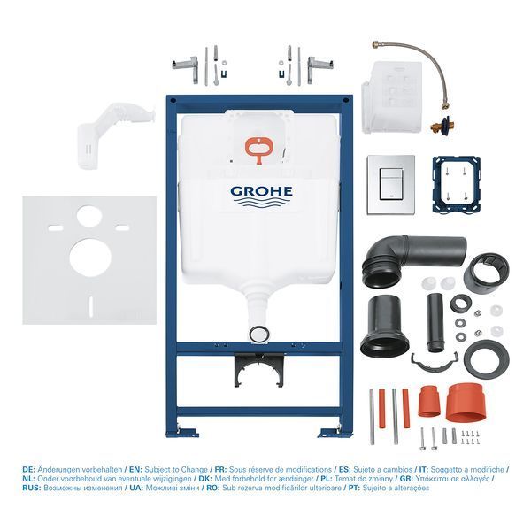 Інсталяційний комплект 5в1 для підвісного унітазу Grohe Fresh Rapid SL (38827000) 38827000 фото