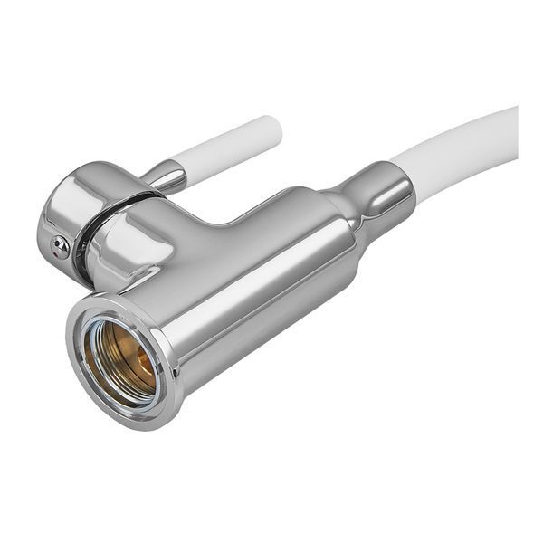 Змішувач для кухні Zerix Atrium-011-T Refl.WHITE (Колір хром+силік.вилив білий) (ZX4719) ZX4719 фото