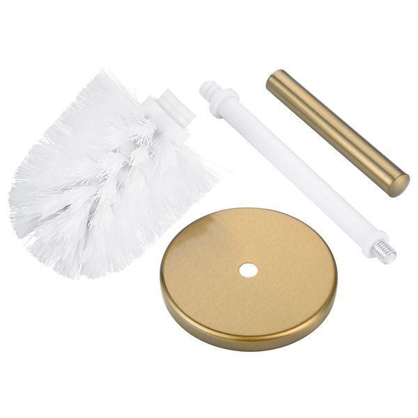 Ершик для унитаза напольный Mixxus Ellipse-TB0202 Brushed Gold (цвет матовое золото) (MI8401) MI8401 фото