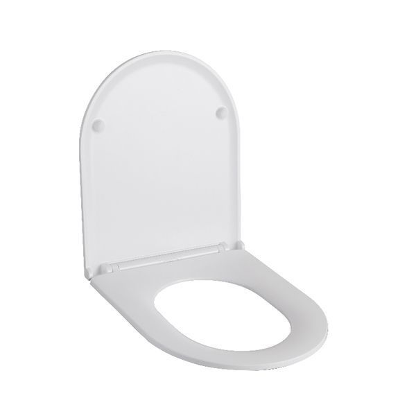 Сидение-крышка для унитаза Mixxus Seat Cover Ellipse-Bevel-2002 430х360х30mm дюропластовое быстросьемное с микролифтом (MI8427) MI8427 фото