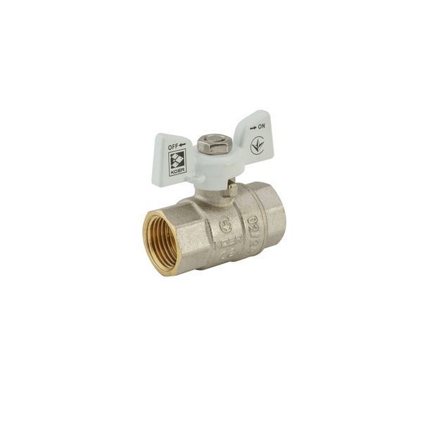 Кран шаровый Koer 1/2" ГГБ (KR.217.W) белый (KR0177) KR0177 фото