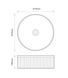 Раковина накладная Mixxus Premium WAVE-0102 MARBLE 370х370х130mm (MP6528) MP6528 фото 7
