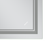 Зеркало Mixxus Premium QUADRO MR20-80x60-Reverse с Led Touch, Anti-fog, димером, регулятором яркости (MP6619) MP6619 фото 7
