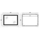Дзеркало Mixxus WARM MR02-80x60 з Led Touch, Anti-fog, димером, регулятором яскравості, годинником (MI6004) MI6004 фото 4
