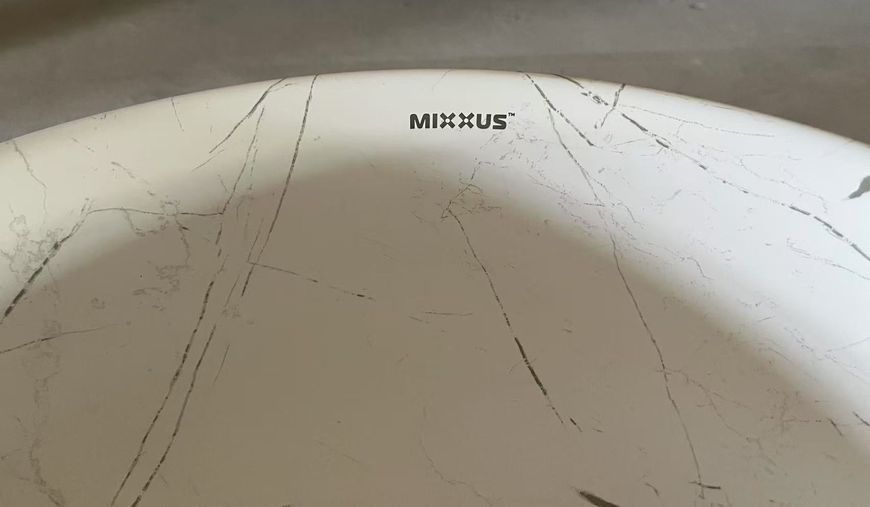 Раковина накладная Mixxus Premium WAVE-0102 MARBLE 370х370х130mm (MP6528) MP6528 фото