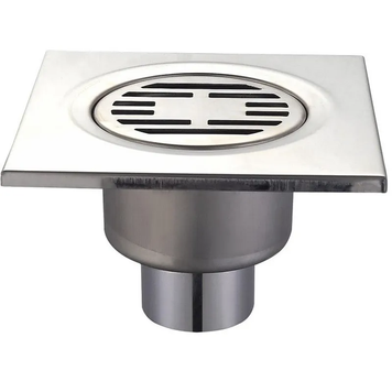 Душевой трап из нержавеющей стали SUS304 Mixxus Drain-03-15x15-180 (прямой отвод) (MI3422) MI3422 фото