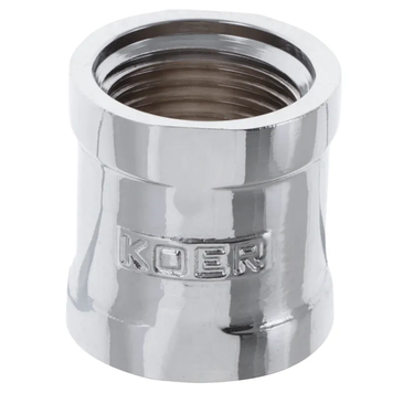 З'єднувальна муфта 1/2" (хром) Koer KF.C06.chr (KF0116) KF0116 фото