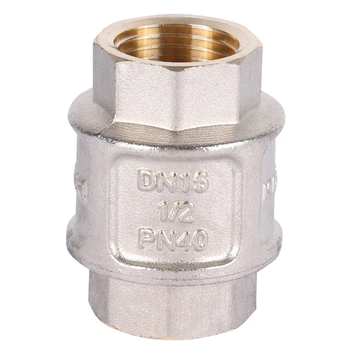 Клапан зворотний Koer (нікельований) 1/2" (Koer KR.172.N) (KR2780) KR2780 фото