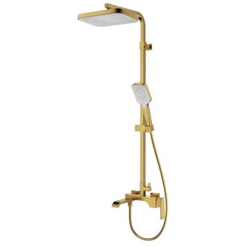 Душевая колонна со смесителем KOER KB-56037-12 3 функции (Цвет матовое золото) (KR6003) KR6003 фото