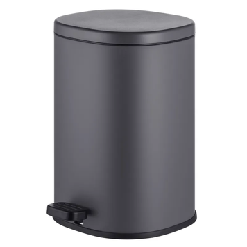 Мусорное ведро с плавным закрытием овальное Mixxus Premium Olivary-TC0105 Graphite 5 л цвет графит (MI7063) MI7063 фото