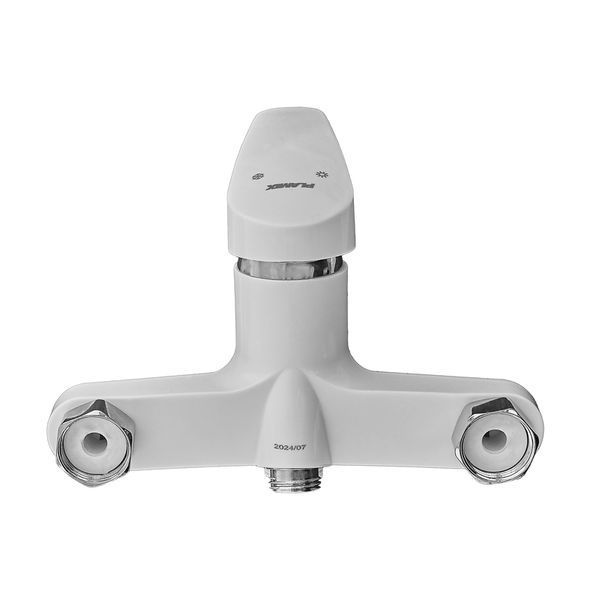 Змішувач для ванни PLAMIX AFINA-006 EURO WHITE (без шланга та лійки) (Колір білий) (PM0687) PM0687 фото