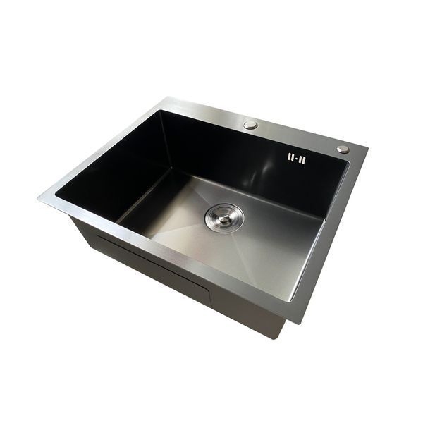 Мийка Mixxus MH5843 Micro Decor Graphite (3.0/0.8) з нерж. сталі (колір графіт) (MI8217) MI8217 фото