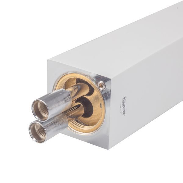 Смеситель для умывальника Koer KB-13007-04 высокий (Цвет хром+белый) (KR5153) KR5153 фото