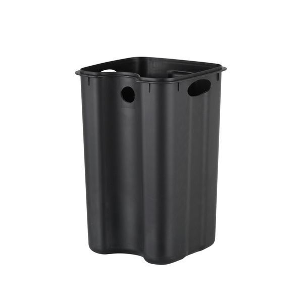 Мусорное ведро с плавным закрытием квадратное Zerix Kubix-TC0108 SS Color 8л цвет нержавейка (ZX5891) ZX5891 фото