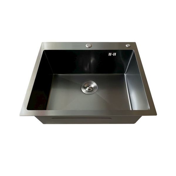 Мийка Mixxus MH5843 Micro Decor Graphite (3.0/0.8) з нерж. сталі (колір графіт) (MI8217) MI8217 фото