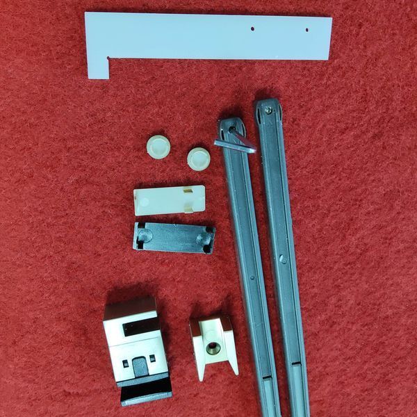 Дверь в нишу Koer SR SD01-120x200-TR-02 прозрачное стекло Easy Clean 8мм, никель (KR5379) KR5379 фото
