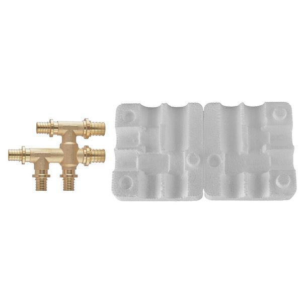 Тройник в ед. площ. Koer KA.TU-20-16-20 - 20(2.8mm)x16(2.2mm)x20(2.8mm) (теплоиз.кожух) (KR5869) KR5869 фото