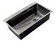 Мойка Zerix ZH6845-SET-05 Decor Nano-Black (3.0/0.8) с нерж. стали комплект (графит) (ZM5588) ZM5588 фото 4