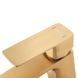 Смеситель для умывальника Haiba Kubus 001 BRUSHED GOLD (HB9622) HB9622 фото 3