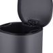 Відро для сміття з плавним закриттям овальне Mixxus Premium Olivary-TC0105 Graphite 5 л колір графіт (MI7063) MI7063 фото 3