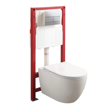 Комплект: Mixxus Premium Ellipse-SET-2102 (в 2 ящ) Унітаз система змиву Tornado 3.0+ Інсталяція Koer KT-0404 + панель KT-0604-01 Chrome (MP6690) MP6690 фото