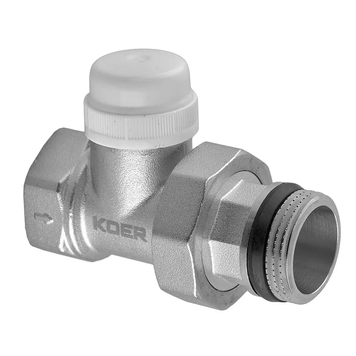 Кран термостатический "антипротечка" прямой Koer KR.923-Gi - 1" (KR5638) KR5638 фото