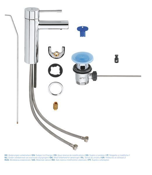 Смеситель для раковины S-размера Grohe Essence New (32898001) 32898001 фото