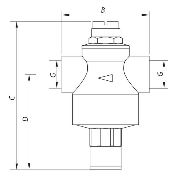 Редуктор тиску Koer KR.1251 1 '' (KR2662) KR2662 фото