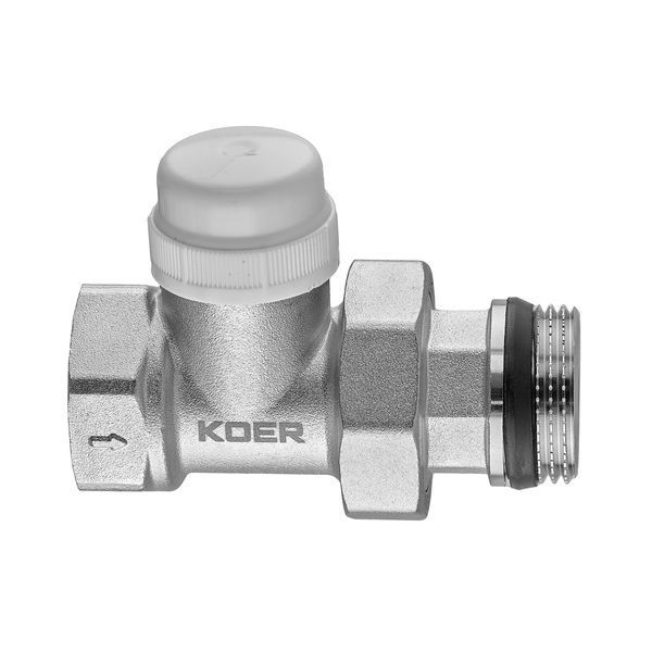 Кран термостатичний "антипротікання" прямий Koer KR.923-Gi - 1" (KR5638) KR5638 фото