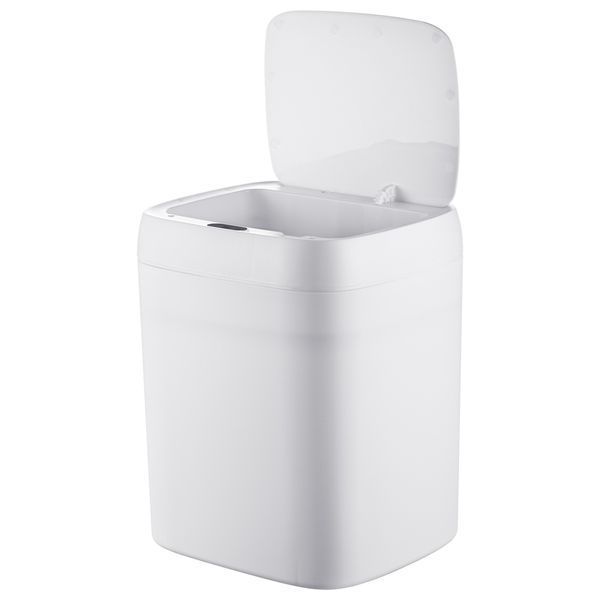 Мусорное ведро сенсорное прямоугольное Mixxus Wave-TC0212 White 12 л (цвет белый) (MI8403) MI8403 фото
