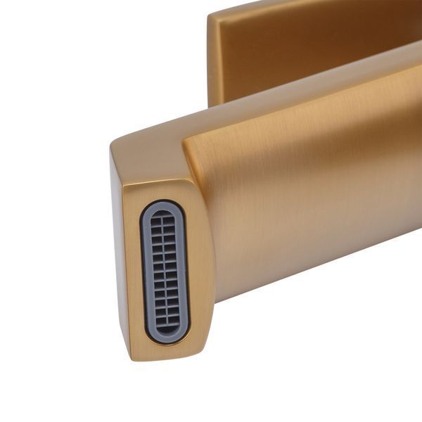 Смеситель для умывальника Haiba GAUDI 001 (HIGH) BRUSHED GOLD (HB9597) HB9597 фото