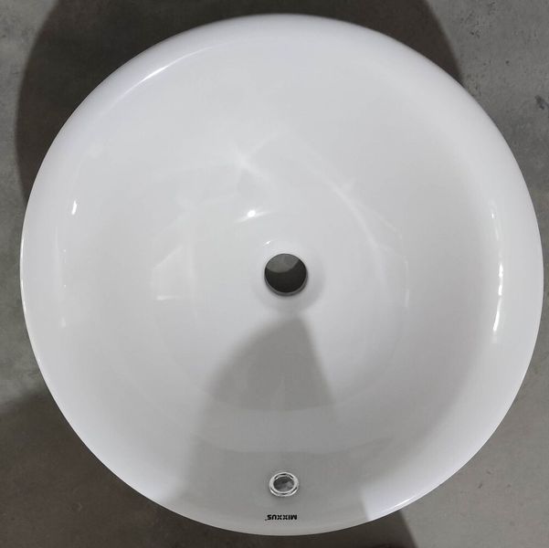 Раковина врізна на стільницю MIXXUS PREMIUM TOPPER-1601 470х470х180mm з переливом (MP6571) MP6571 фото