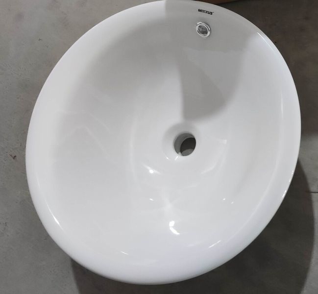 Раковина врізна на стільницю MIXXUS PREMIUM TOPPER-1601 470х470х180mm з переливом (MP6571) MP6571 фото