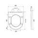 Унітаз підвісний Mixxus Bevel-0305-T3 480х360х340mm система змиву Tornado 3.0 (MI8425) MI8425 фото 10