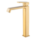 Смеситель для умывальника Haiba GAUDI 001 (HIGH) BRUSHED GOLD (HB9597) HB9597 фото 1