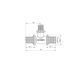 Трійник перехідний Koer KA.T20-16-20 - 20(2.8mm) x 16(2.2mm) x 20(2.8mm) (KR4888) KR4888 фото 4