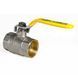 Кран шаровой KOER KR.214.G - 1 1/4" FF ГГВ YELLOW, ручка "рычаг" желтая (KR0115) KR0115 фото 3