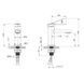 Смеситель для умывальника Mixxus Lord 001 Nut Graphite (Цвет графит) (MI7137) MI7137 фото 2