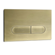 Панель змиву Koer KT-0608-12 240x160x10mm пластик., кнопка закруглена (колір матове золото) (KR6126) KR6126 фото 1